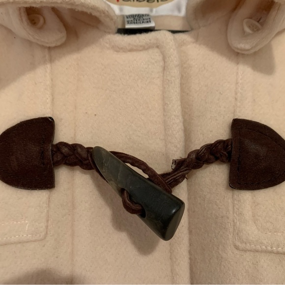 Talbots 100 % wool cream duffle coat size 16 - Picture 4 of 13